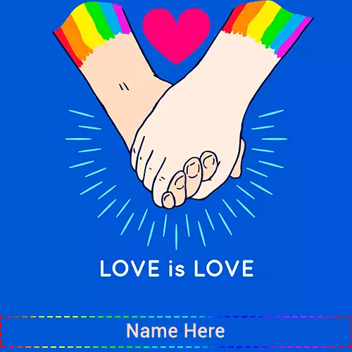 Love Is Love Gay Pride 2024 With Name